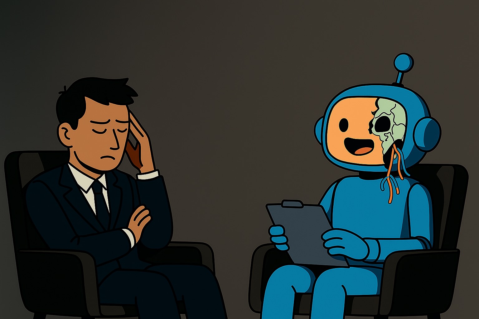 AI and Mental Health Care: Attempts at ethical innovation being forced to compete with entertainment chatbots 